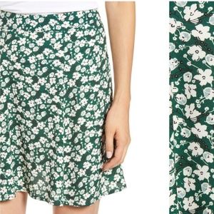 Reformation Flounce Skirt in Cilantro Sz. 2